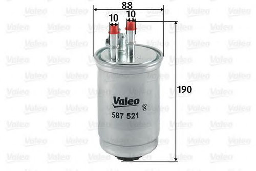 Filtru combustibil FORD TRANSIT CONNECT (P65, P70, P80) (2002 - 2016) VALEO 587521 piesa NOUA