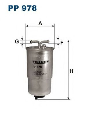 Filtru combustibil HONDA ACCORD VII Tourer (CM) (2003 - 2008) FILTRON PP978 piesa NOUA