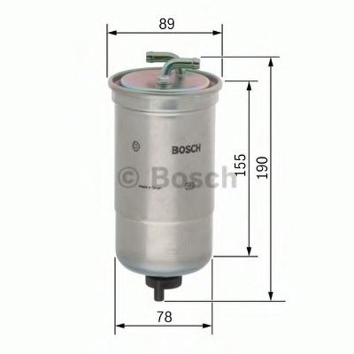 Filtru combustibil HONDA ACCORD VII Tourer (CM) (2003 - 2008) BOSCH 0 450 906 442 piesa NOUA