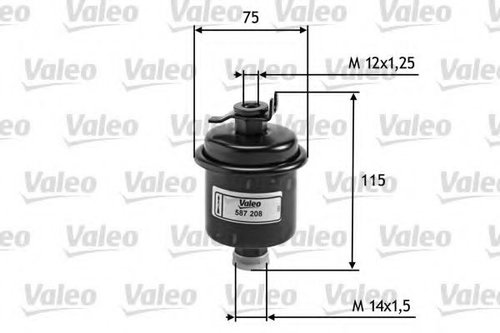 Filtru combustibil HONDA CR-V III (RE) (2006 - 2012) VALEO 587208 piesa NOUA
