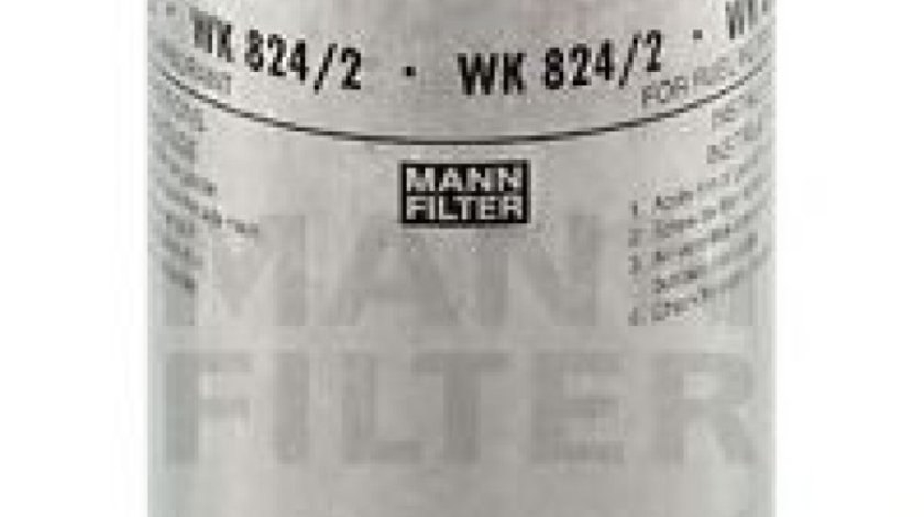Filtru combustibil HYUNDAI GETZ (TB) (2002 - 2010) MANN-FILTER WK 824/2 piesa NOUA