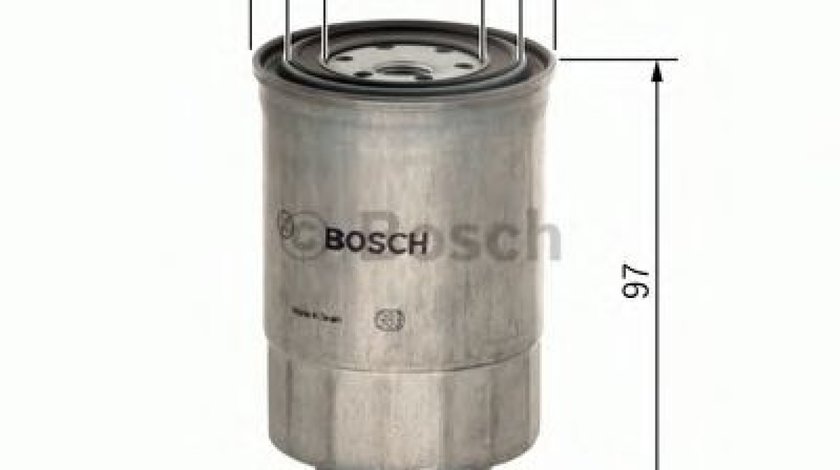 Filtru combustibil HYUNDAI GETZ (TB) (2002 - 2010) BOSCH 1 457 434 443 piesa NOUA