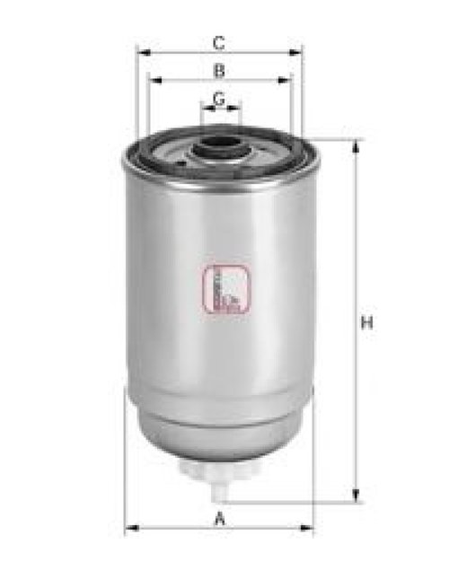 Filtru combustibil HYUNDAI MATRIX (FC) (2001 - 2010) SOFIMA S 4439 NR piesa NOUA