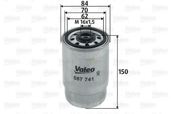 Filtru combustibil HYUNDAI MATRIX (FC) (2001 - 2010) VALEO 587741 piesa NOUA