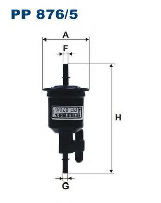 Filtru combustibil HYUNDAI TRAJET (FO) (2000 - 2008) FILTRON PP876/5 piesa NOUA