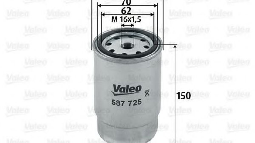 Filtru combustibil HYUNDAI TUCSON (JM) (2004 - 2010) VALEO 587725 piesa NOUA