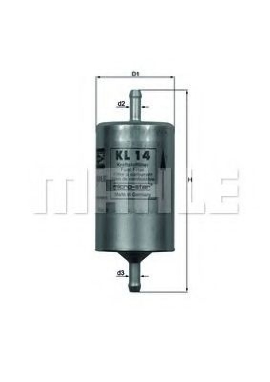 Filtru combustibil ISUZU TROOPER (1998 - 2016) KNECHT KL 14 piesa NOUA