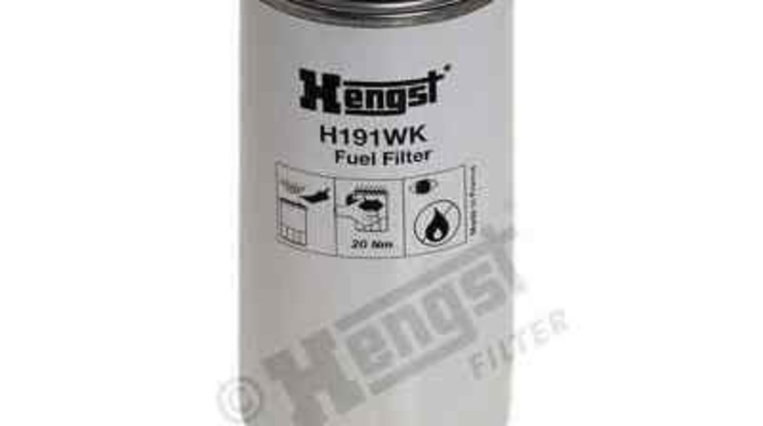 filtru combustibil IVECO EuroCargo HENGST FILTER H191WK
