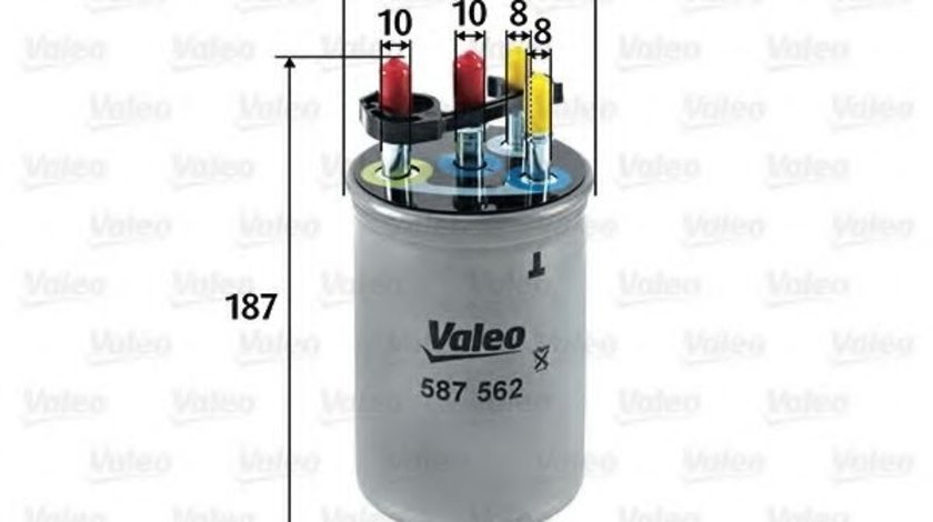 Filtru combustibil JAGUAR S-TYPE (CCX) (1999 - 2009) VALEO 587562 piesa NOUA