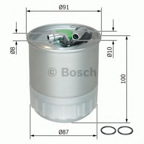 Filtru combustibil JEEP GRAND CHEROKEE IV (WK, WK2) (2010 - 2016) BOSCH F 026 402 056 piesa NOUA