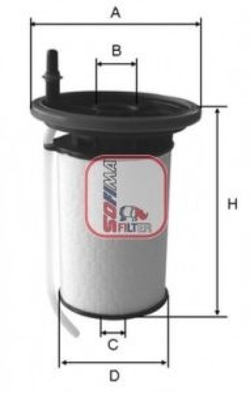 Filtru combustibil JEEP RENEGADE (BU) (2014 - 2016) SOFIMA S 6052 NE piesa NOUA