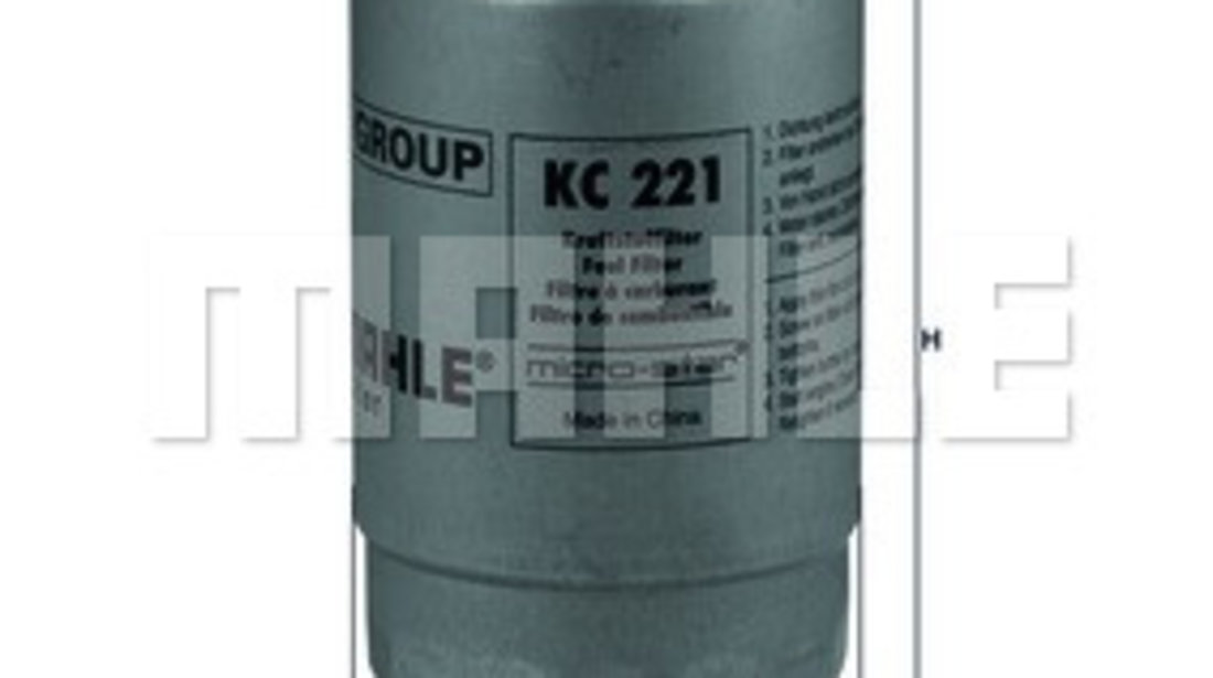 Filtru combustibil (KC221 MAHLE KNECHT) FIAT