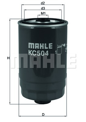 Filtru combustibil (KC504 MAHLE KNECHT) HYUNDAI,KIA