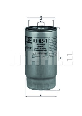 Filtru combustibil (KC851 MAHLE KNECHT) LAND ROVER,MG,ROVER