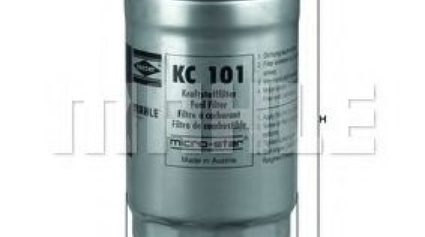 Filtru combustibil KIA MAGENTIS (MG) (2005 - 2016) MAHLE ORIGINAL KC 101 piesa NOUA