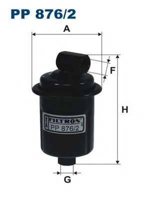 Filtru combustibil KIA PICANTO (BA) (2004 - 2011) FILTRON PP876/2 piesa NOUA