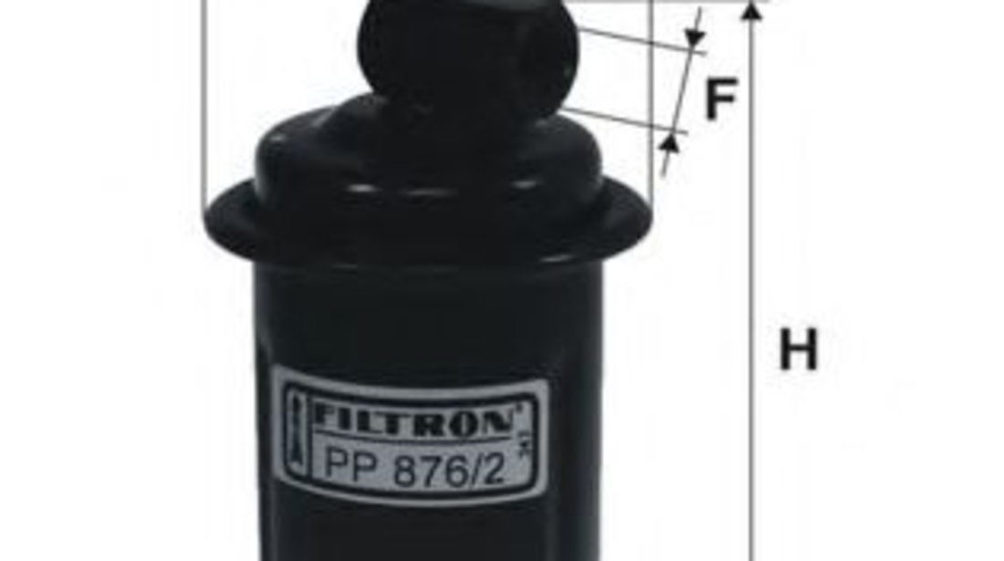 Filtru combustibil KIA PICANTO (BA) (2004 - 2011) FILTRON PP876/2 piesa NOUA