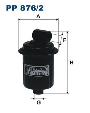 Filtru combustibil KIA PICANTO (BA) (2004 - 2011) FILTRON PP876/2 piesa NOUA