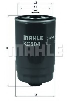 Filtru combustibil KIA SORENTO II (XM) (2009 - 2015) MAHLE ORIGINAL KC 504 piesa NOUA
