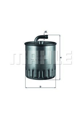 Filtru combustibil (KL179 MAHLE KNECHT) MERCEDES-BENZ