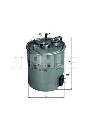 Filtru combustibil (KL188 MAHLE KNECHT) JEEP