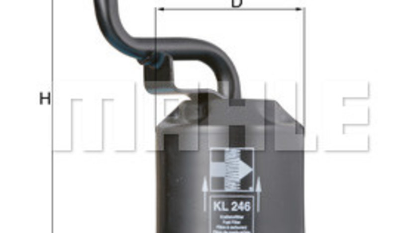 Filtru combustibil (KL246 MAHLE KNECHT) TOYOTA