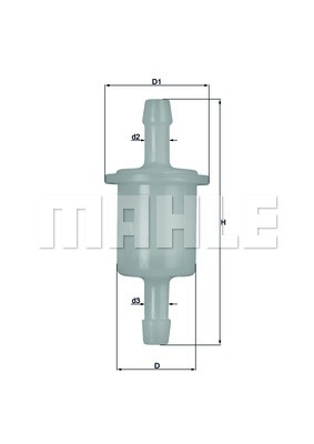 Filtru combustibil (KL26OF MAHLE KNECHT) LIGIER