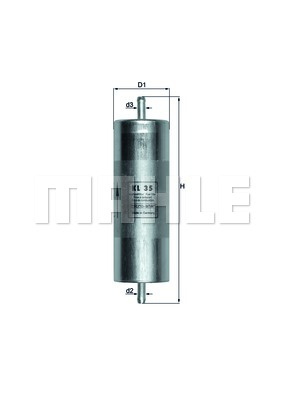 Filtru combustibil (KL35 MAHLE KNECHT) ALPINA,BERTONE,BMW