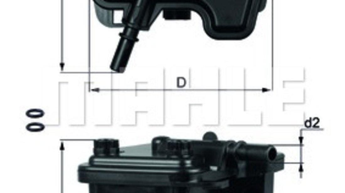 Filtru combustibil (KL431D MAHLE KNECHT) Citroen,FIAT,FORD,MAZDA,MINI,PEUGEOT,SANTANA,SUZUKI,VOLVO