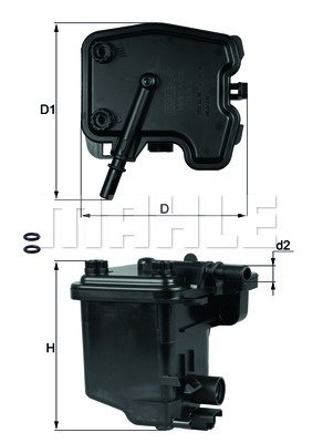 Filtru combustibil (KL431D MAHLE KNECHT) Citroen,FIAT,FORD,MAZDA,MINI,PEUGEOT,SANTANA,SUZUKI,VOLVO
