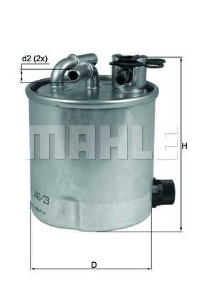 Filtru combustibil (KL44023 MAHLE KNECHT) NISSAN