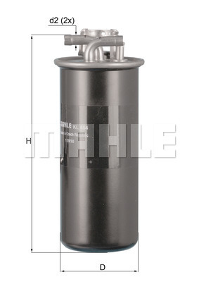 Filtru combustibil (KL454 MAHLE KNECHT) AUDI