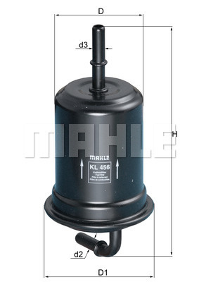 Filtru combustibil (KL456 MAHLE KNECHT) TOYOTA