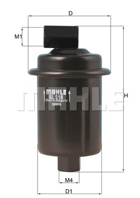 Filtru combustibil (KL516 MAHLE KNECHT) HYUNDAI
