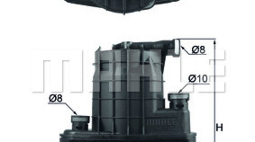 Filtru combustibil (KL832D MAHLE KNECHT) RENAULT