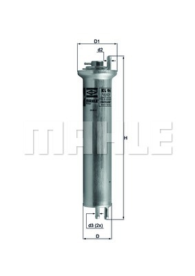 Filtru combustibil (KL96 MAHLE KNECHT) ALPINA,BMW