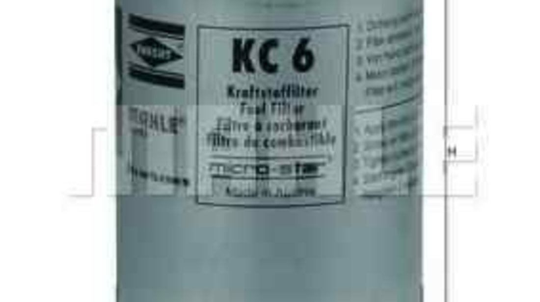 filtru combustibil KRAMER 14-Serie KNECHT KC 6