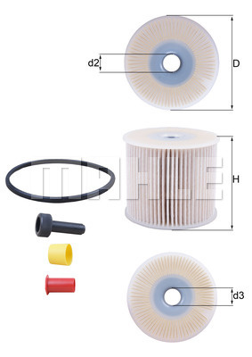 Filtru combustibil (KX85D MAHLE KNECHT) Citroen,FIAT,LANCIA,PEUGEOT,SUZUKI