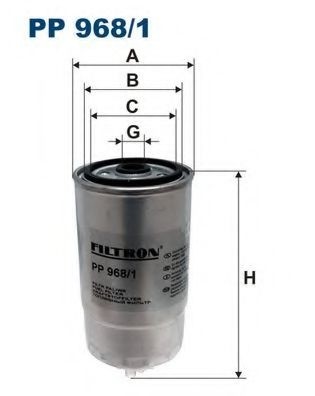 Filtru combustibil LANCIA LYBRA SW (839BX) (1999 - 2005) FILTRON PP968/1 piesa NOUA