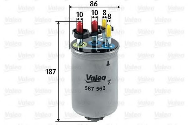 Filtru combustibil LAND ROVER DISCOVERY III (LA, TAA) (2004 - 2009) VALEO 587562 piesa NOUA