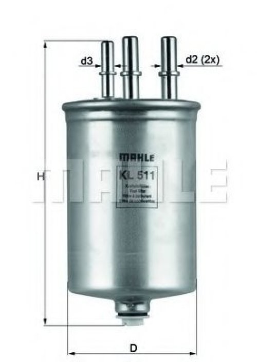 Filtru combustibil LAND ROVER DISCOVERY III (LA, TAA) (2004 - 2009) KNECHT KL 506 piesa NOUA