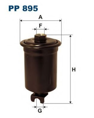 Filtru combustibil LEXUS ES (VCV10_, F1, VZV21_, F2) (1989 - 1997) FILTRON PP895 piesa NOUA