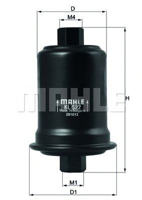 Filtru combustibil LEXUS LS (UCF20) (1994 - 2000) KNECHT KL 522 piesa NOUA