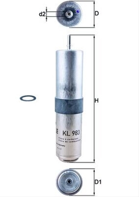 Filtru Combustibil - Mahle Bmw KL 983D
