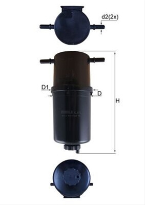 Filtru Combustibil Mahle Original Audi KL 873