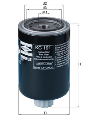 Filtru Combustibil Mahle Original Class KC 191