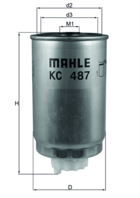 Filtru Combustibil Mahle Original Fiat KC 487