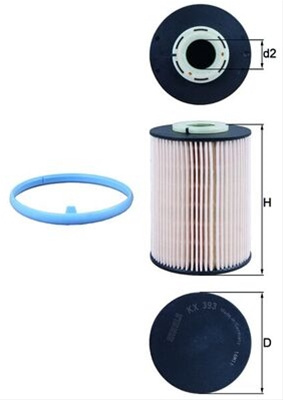 Filtru Combustibil Mahle Original Ford KX 393D