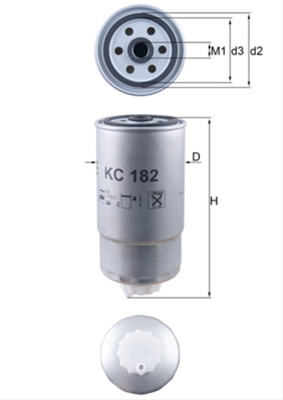 Filtru Combustibil Mahle Original Iveco KC 182