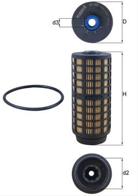 Filtru Combustibil Mahle Original Iveco KX 399D